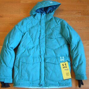 BRAND NEW WITH TAGS UNDER ARMOUR MEN EXTREME COLDGEAR MOUNTAIN HOODED COAT sz L